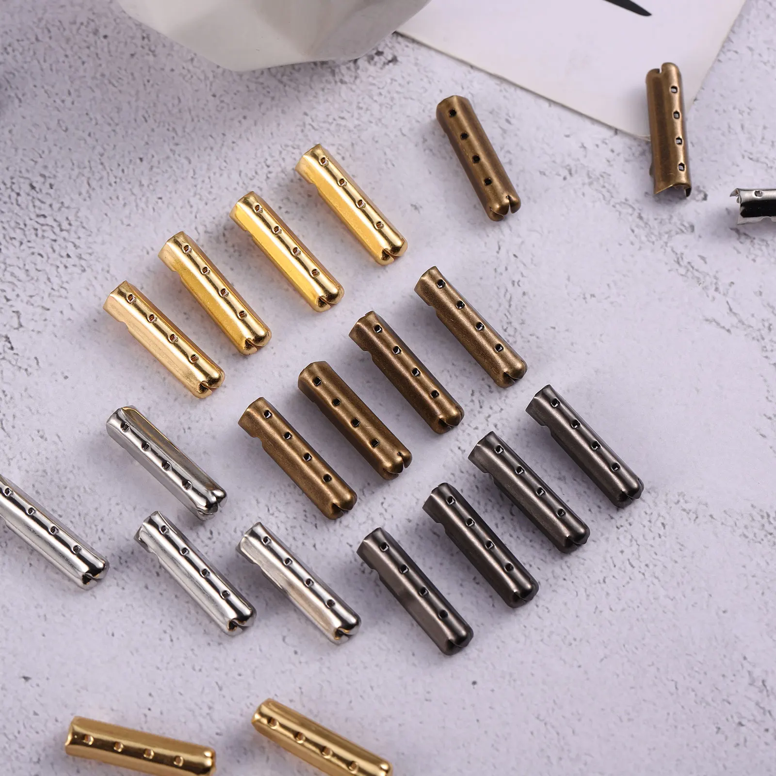 Shoelace Aglets 80pcs Metal Shoelace Aglets