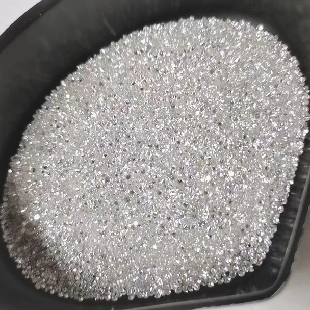 Super White 10/30/50 PCS Wholesale 0.8-3mm Melee Lab Grown Diamond Loose Without IGI Number HPHT DEFG VVS-SI Pass Diamond Test 4