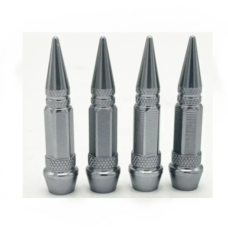 Universal Airtight Tire Valve Caps - Set of 4 for Cars, Motorcycles, and Bikes