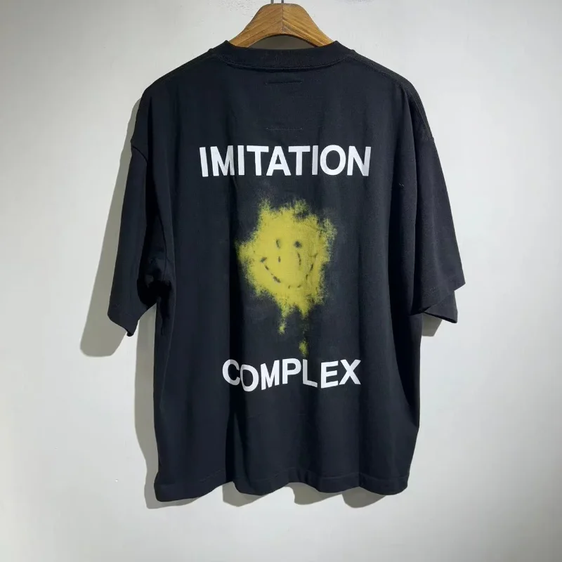 

Top Quality MMY Letter Logo Graffiti Print T-shirt Vintage Casual T Shirts Streetwear Top Tees Woman Clothes and Men's Clothing