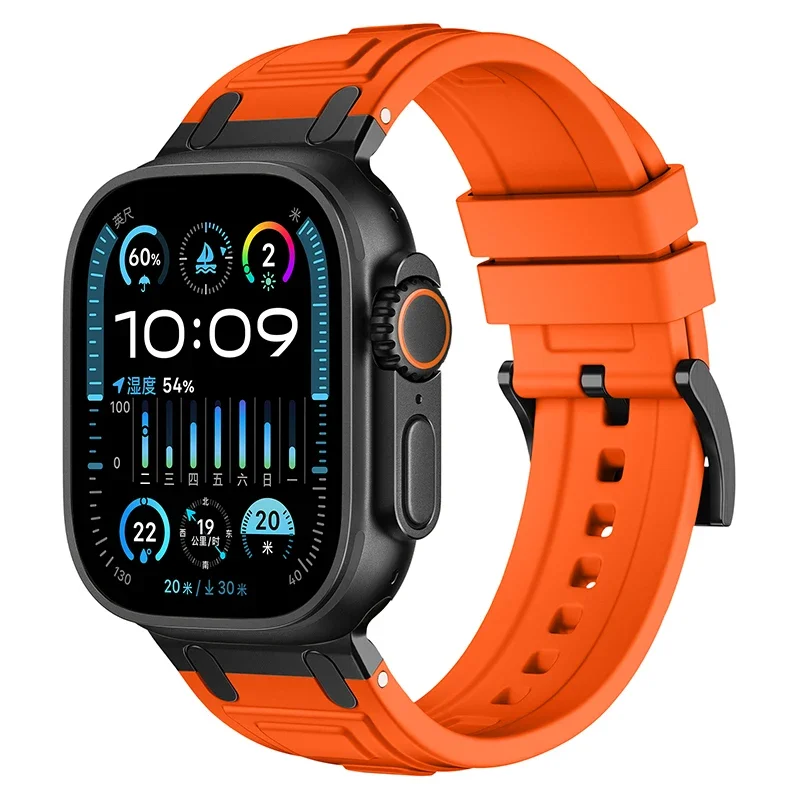 Enhanced Silicone Strap with Modified Metal Integration