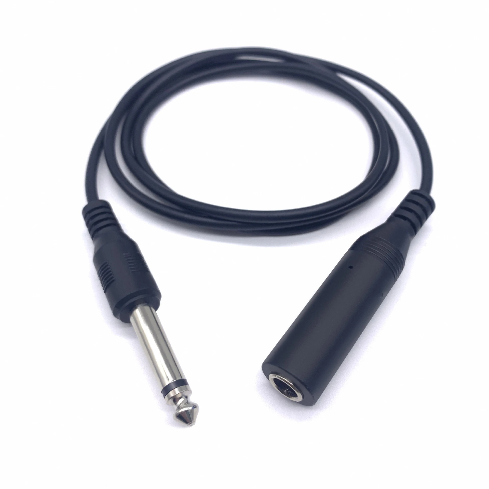 Cable Adaptador De Audio Estéreo TRS Hembra A 2 Dual, 6,35mm, 1 Piezas