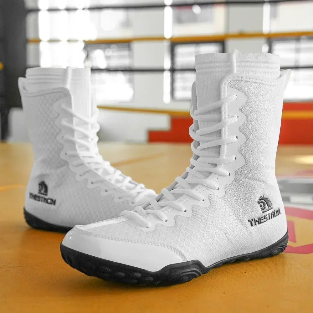 Men Wrestling Shoes Martial Arts Shoes Wrestling Boots Professional Boxing Sneakers Size 39-47 Flighting Footwears