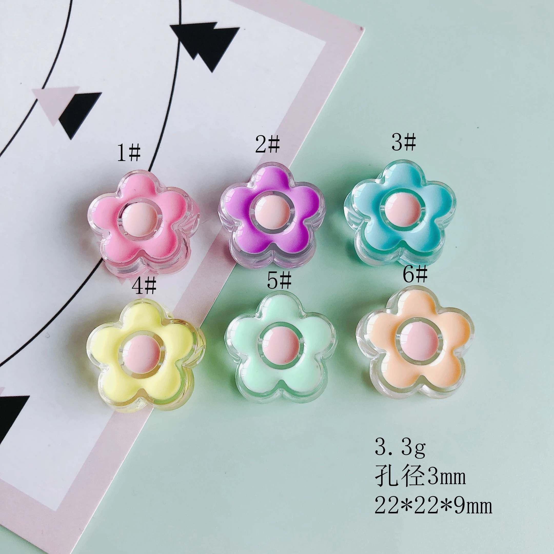 

Аксессуары для творчества, оптовая продажа, новинка, мультяшное милое искусственное кольцо для волос с пятью лепестками, аксессуары из материала