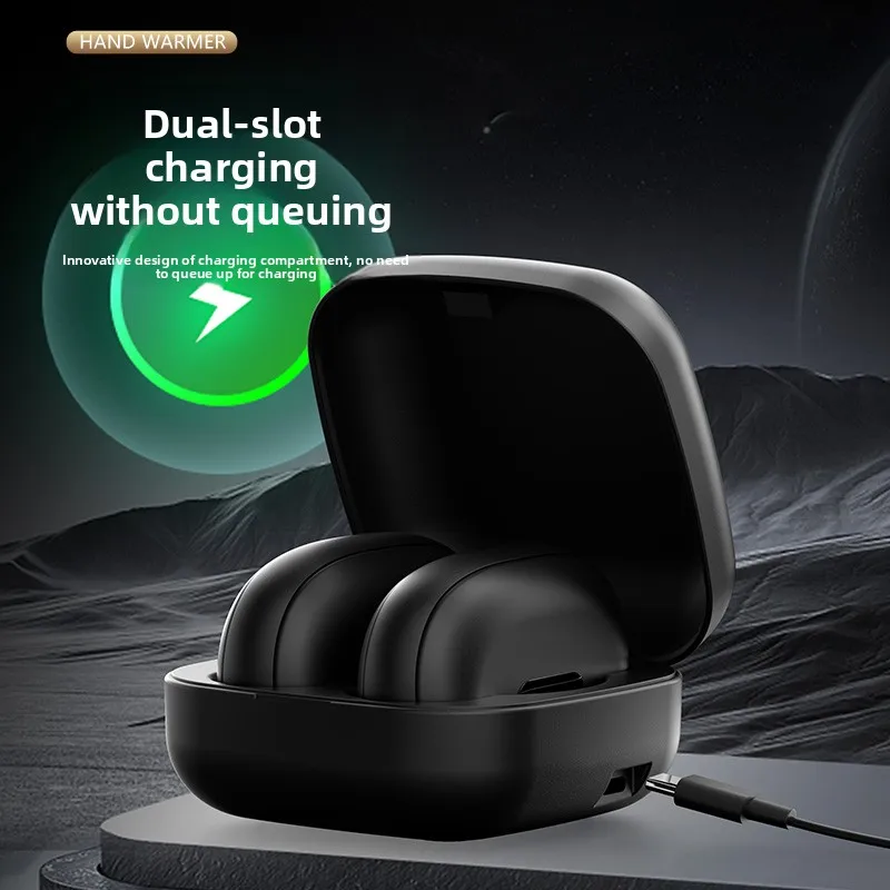 New Magnetic Detachable Hand Warmer Charging Mini 2-In-1 Heat Pack, A Cute Gift For Your Girlfriend And Best Friend Charging Cas