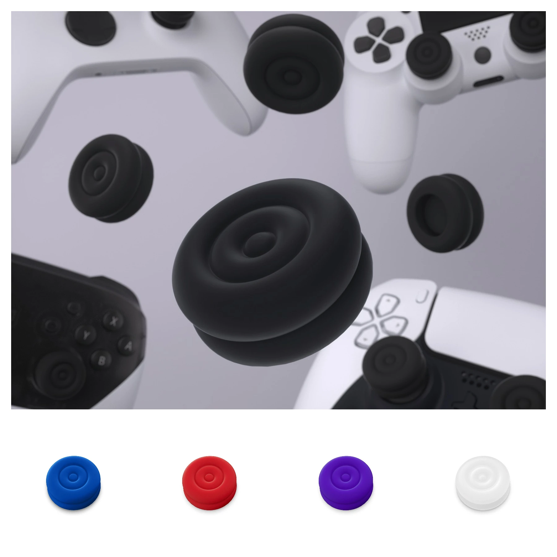 Cushion Thumb Grips for PS5 Xbox Switch Controllers