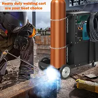 Welding Cart,Heavy Duty Rolling Welder Carts with 360 Swivel Wheels,Large Size Welder Cart for MIG MMA TIG Welding Machine 2