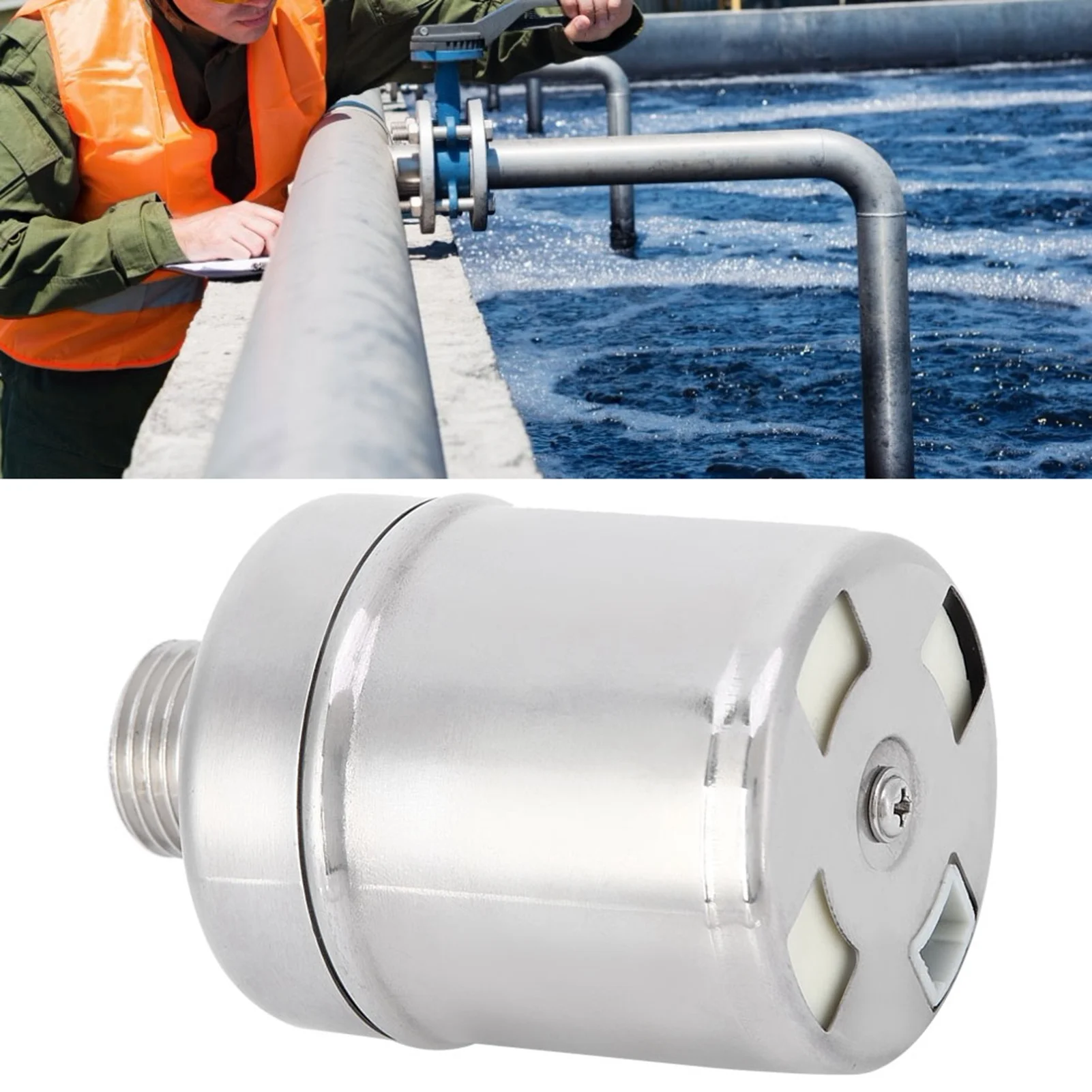 

1/2in Floating Ball Valve Stainless Steel Automatic Water Control Valve For Water Tank Sink Tower