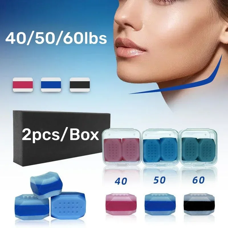 Jaw Trainer Facial Muscle Training Machine Facial Jaw Chin Line Chewable Silicone Masseter Trainer