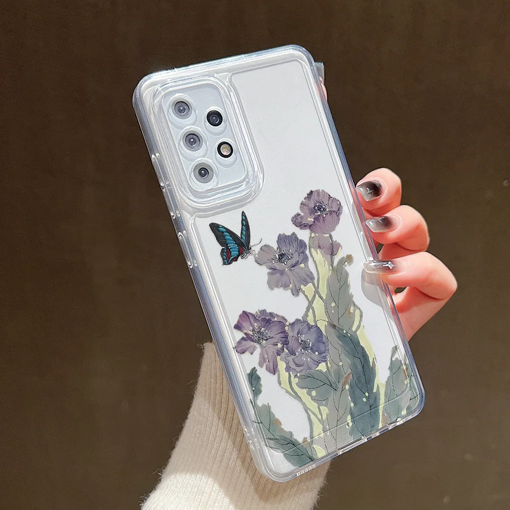 Elegant Flower Clear Protective Case