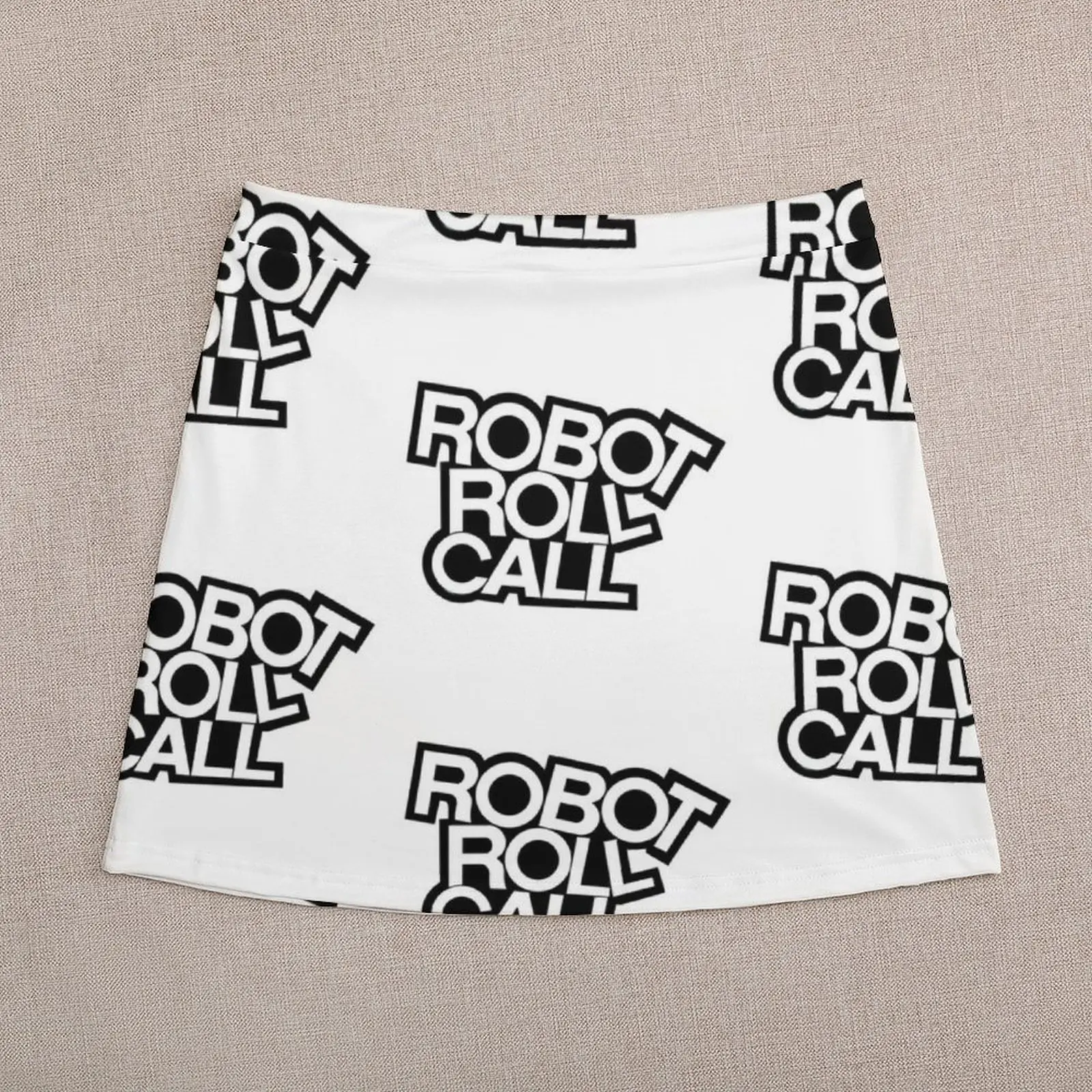 ROBOT ROLL CALL! Mini Skirt korean style women clothing luxury designer clothing women Women's skirts