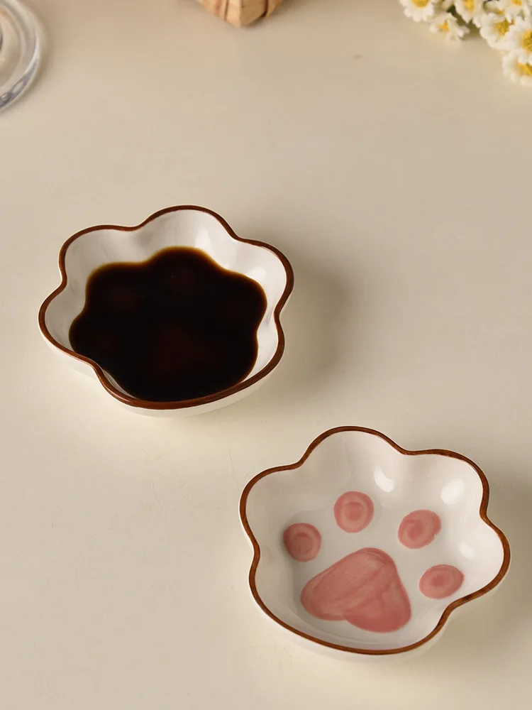 Cute Cat Paw Ceramic Dish