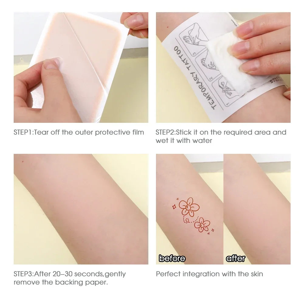 Waterproof Tattoo Concealing Stickers Unisex Body Arm Scar Cover