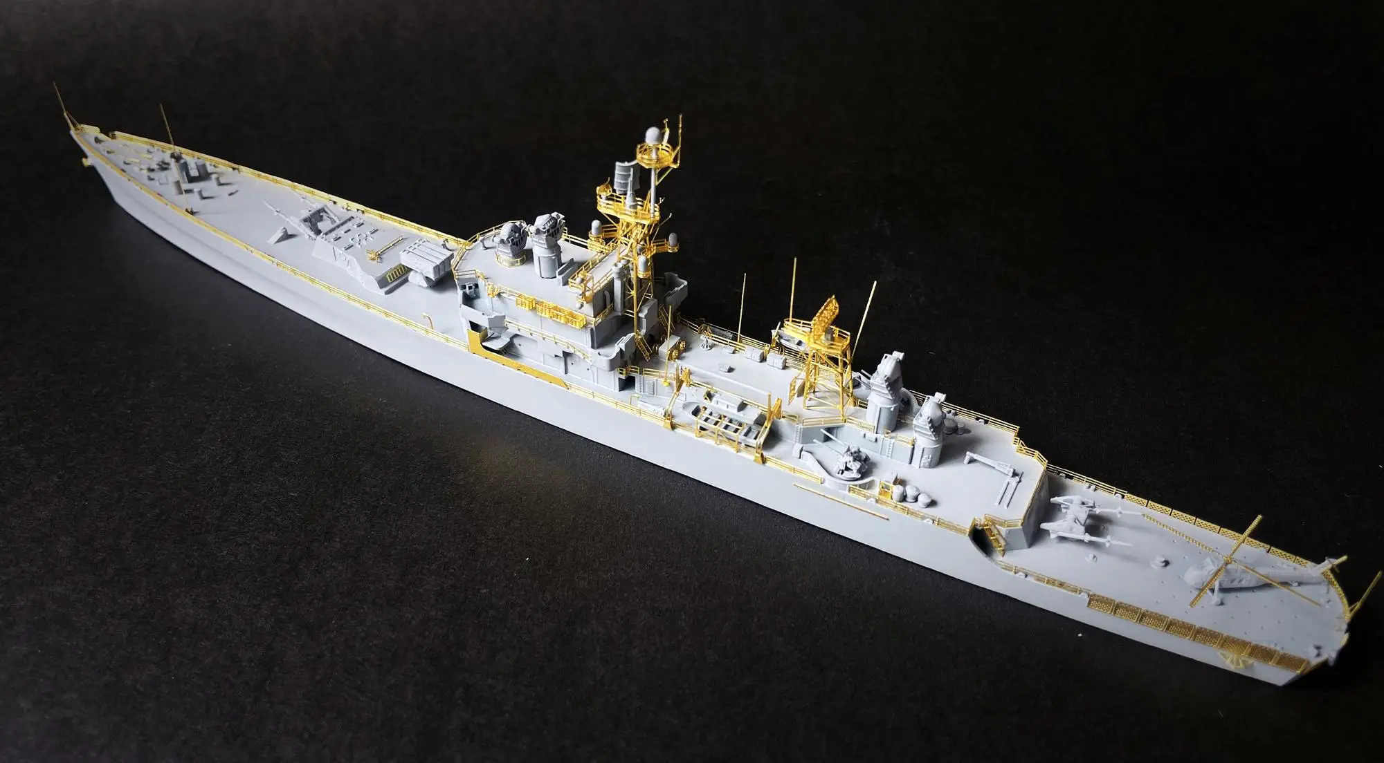 EVMODEL S099 1/700 DLGN-25/CGN-25 USS 베인브리지 구축함 리더 또는 프리게이트 모델 키트