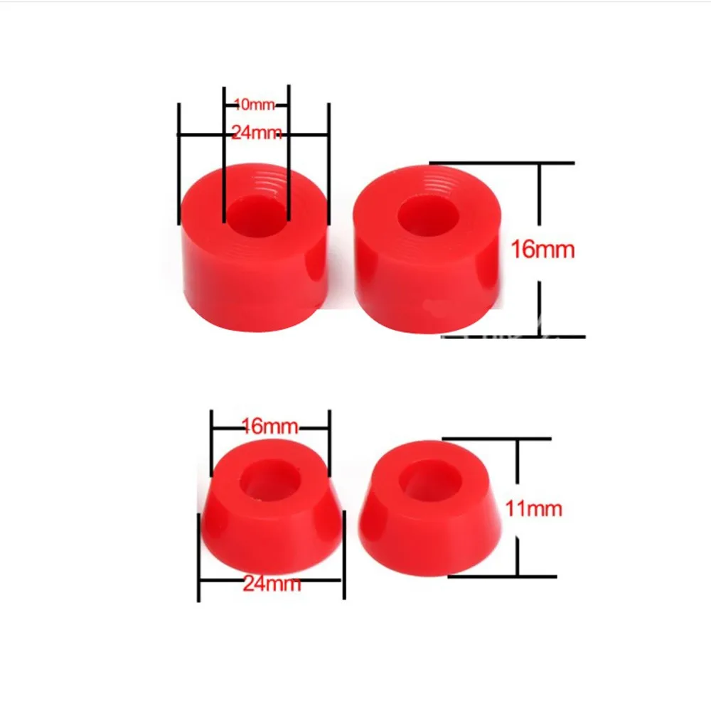 Skateboards Shock Suit Kit 1set Skate Board & Accessories Parts 90a Hard Longboard Pivot Tube Accessories Cups Rubber