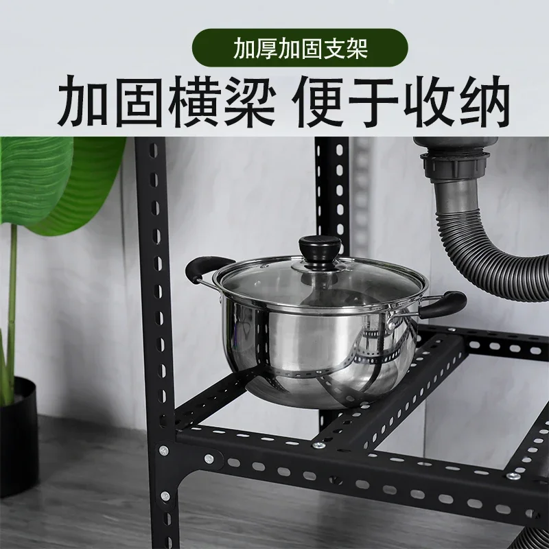 Kitchen Simple Stainless Steel Sink Vegetable Basin with Bracket Single Groove Water Tank Basin Household Sink Wash