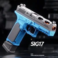 Shell Throwing SIG17 Pistol Continuous Firing Blowback  Soft Bullet Gun Empty Hanging Weapon Children's Toy Boys Gift 1