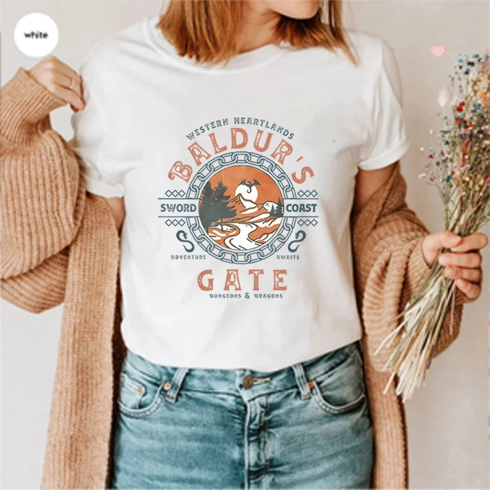 

Astarion High Elf T Shirt Baldurs Gate 3 Adventure Awaits T Shirt Astarion Bulders Tee Game Tops Unisex Short Sleeves Tops