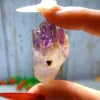 Natural Crystal Super Seven Specimen Raw Stone Gemstones Rainbow Flashy Mineral Energy Home Decorations Room Decor Gift 2