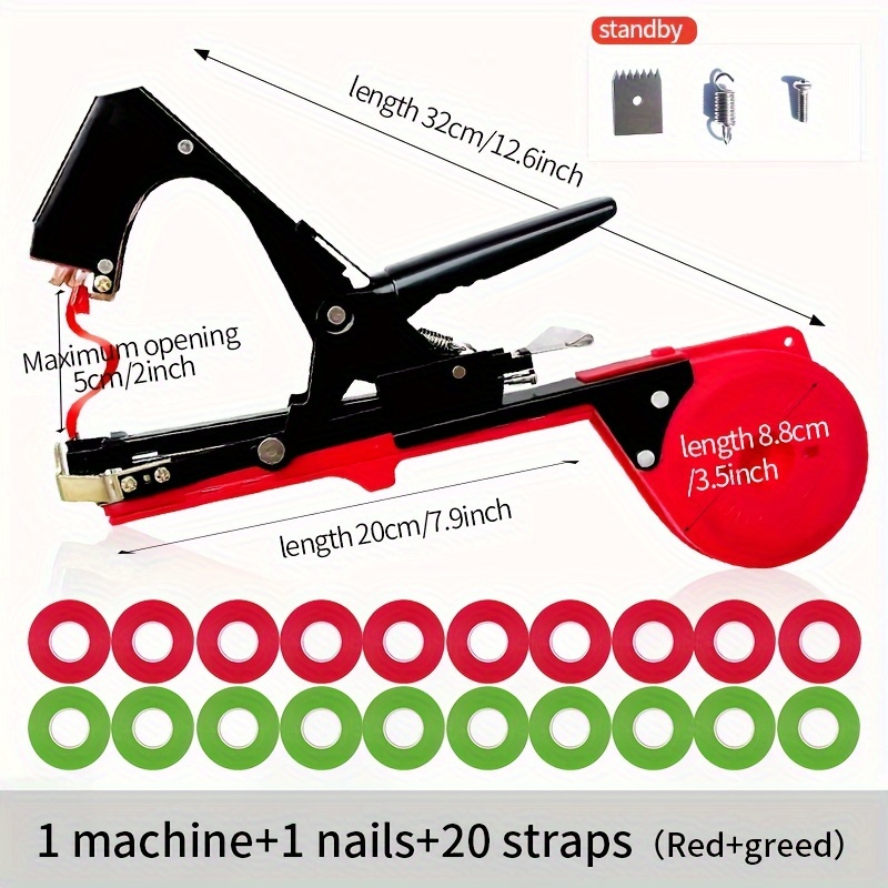Garden Orchard Binding Machine, Grape And Tomato Binding Machine,Binding Gun, Binding Tool, Planting Helper, Fixed Binding Machi