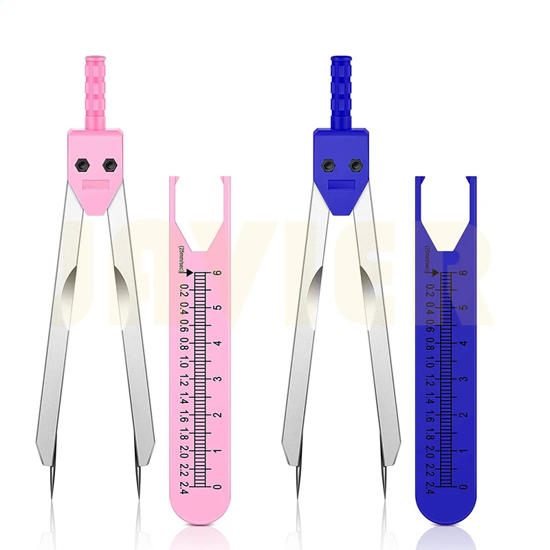 ECG Lead Wire High quality ECG EKG Caliper ECG Medical Dividers Heart rate gauge Electrocardiogram ruler