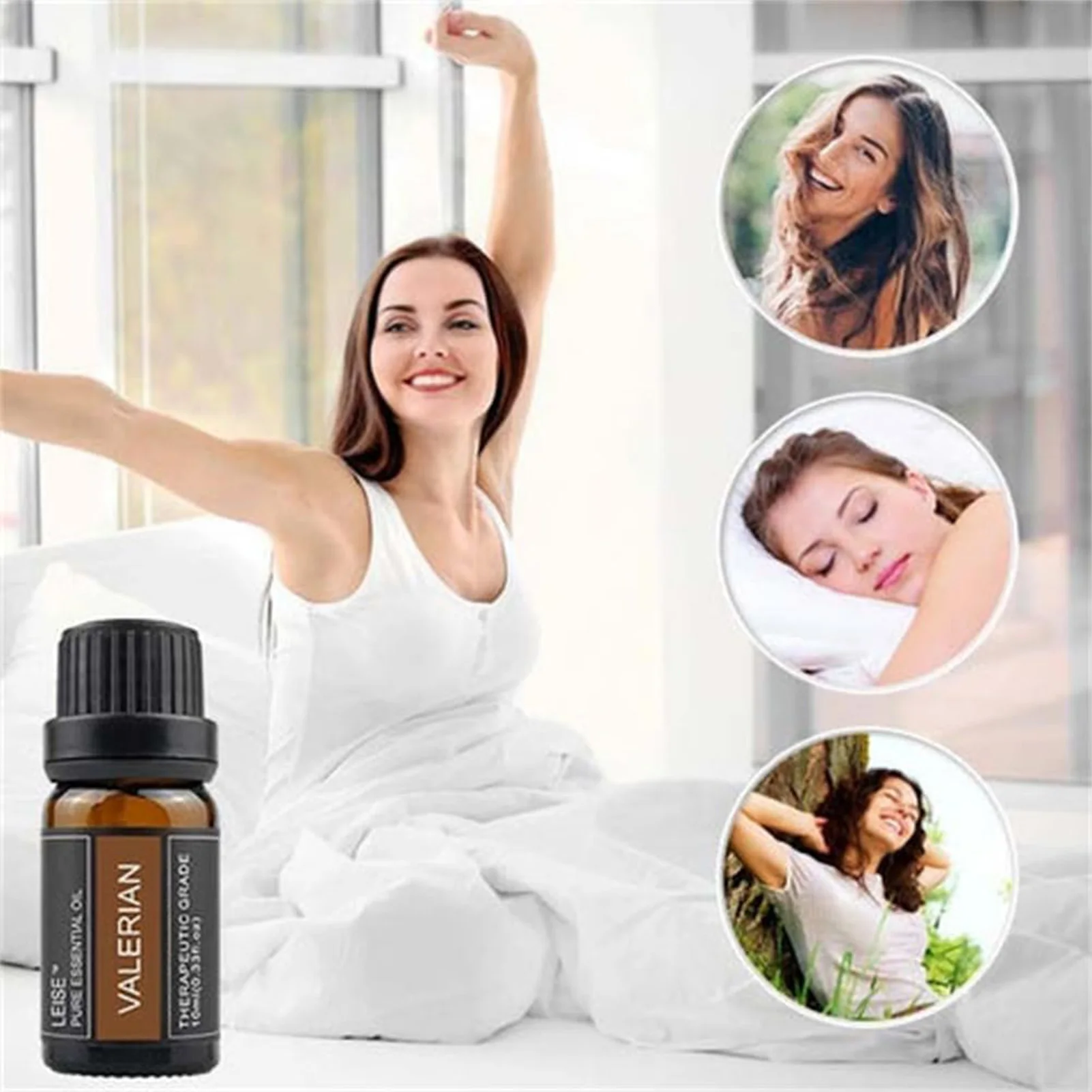 Olio Essenziale Di Valeriana Puro 10ml - Aiuto Naturale Per Il Sonno Profondo E Relax