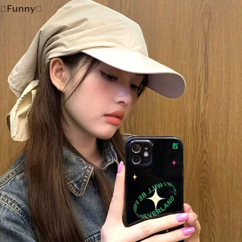 Adult Bandana Baseball Cap Spring Summer Casual Sport Cap For Woman Men Outdoor Visor Hat With Adjust Headscarf