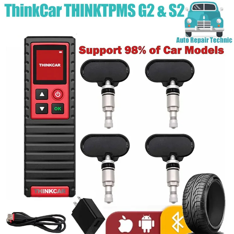 

THINKCAR ThinkTPMS G2 ThinkTool Pro Pros Pros+ Functional Modular OBD2 Auto Diagnostic Tools Bluetooth Tire Pressure Detection