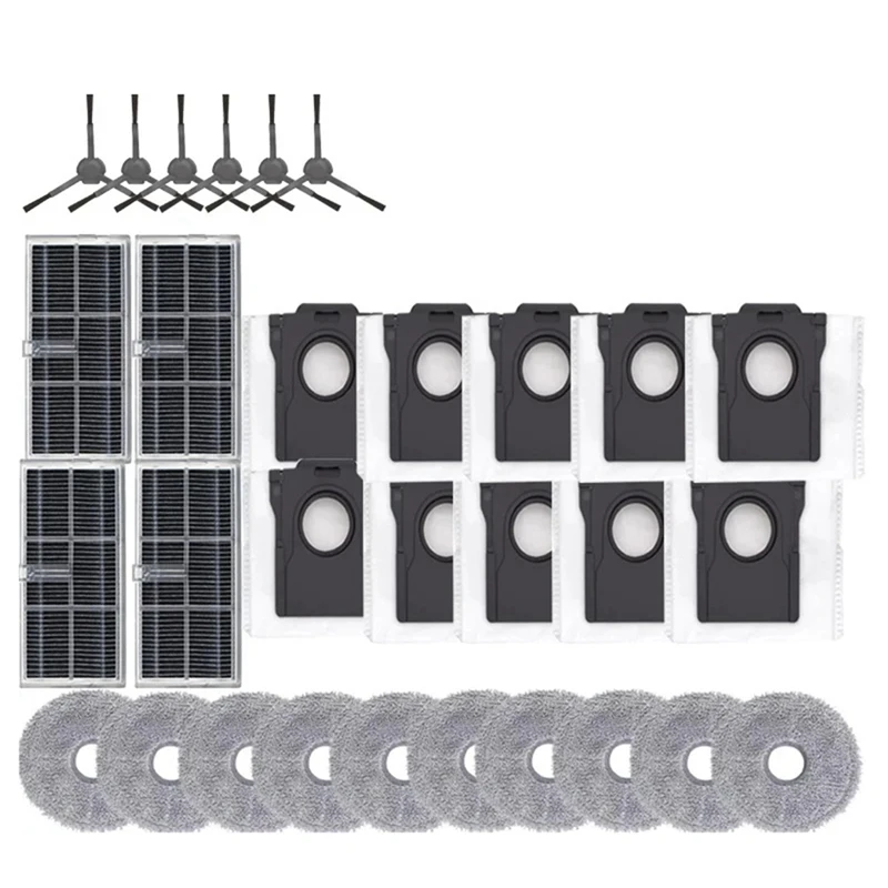 

Filter Mop Rag Dust Bag Replacement Parts Filter Accessories For Bot Dreame X30 X30pro Ultra X30pro Plus