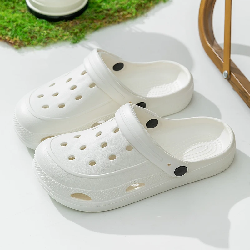 Clogs Women Sandals Summer Casual EVA Lightweight Outdoor Women's Shoes Anti Slip Thick Sole Beach Slides Casual Garden Shoes 6