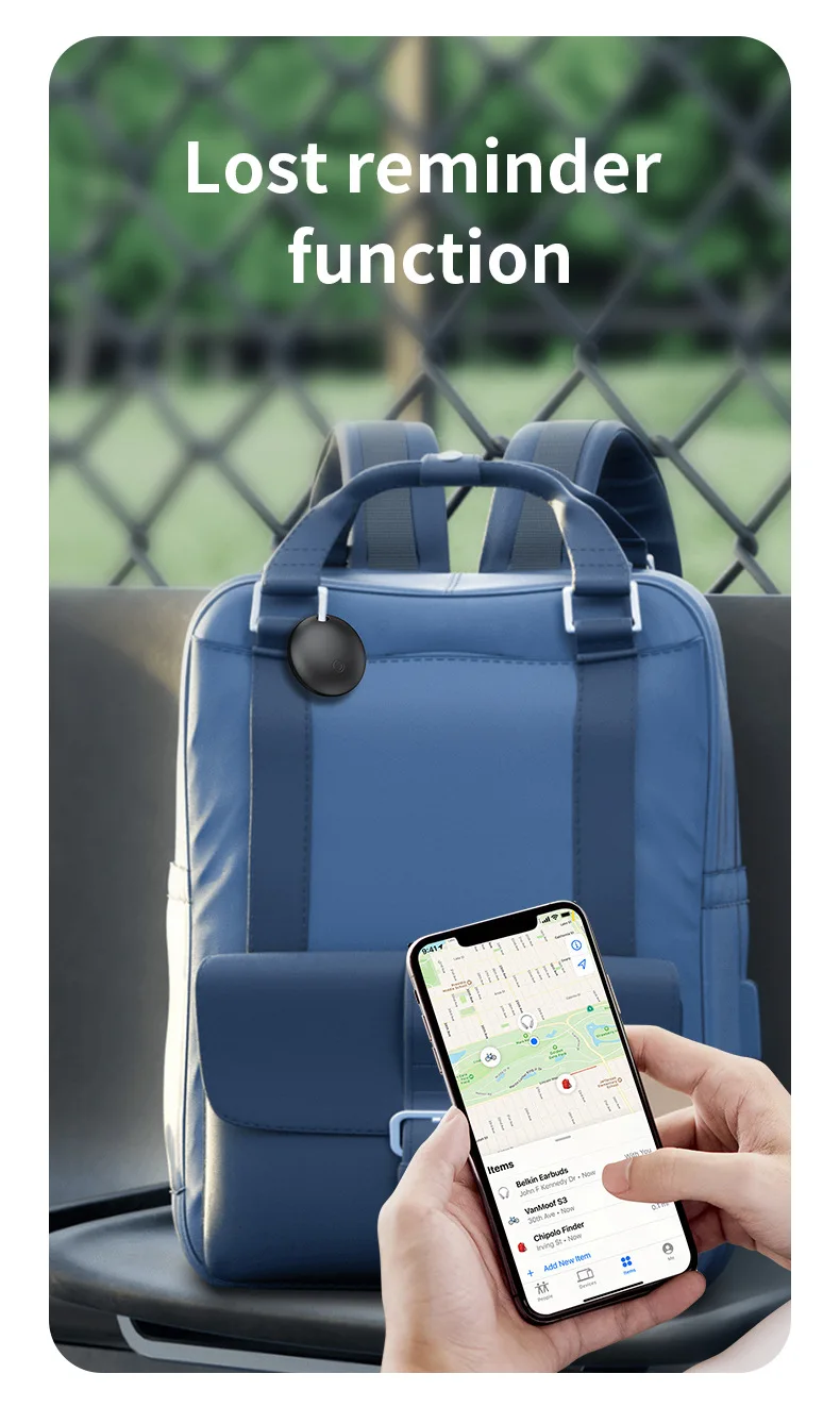 Air Tagg Apple Localizador STOENGO Funciona Com Apple Find My App