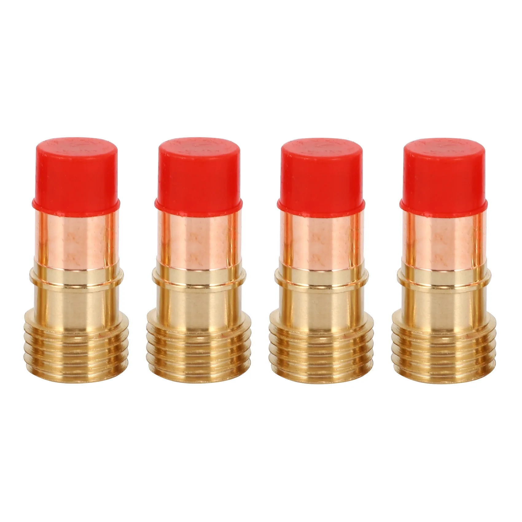 TIG Welding Torches Stubby Gas Lens Collets Alumina Nozzles Back Cap Kit For SR WP 17 18 26 Series 16pcs