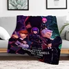 Classic Japan Anime Ghost In The Shell Print Custom Blanket Fluffy Soft Blankets Microfiber Bedding King Lid Knee Sofa Bed Nap 1