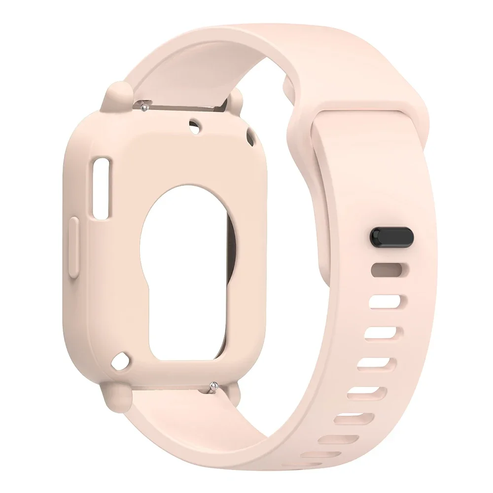 Silicone Strap and Protective Bumper for Smartwatch - Replacement Bracelet Belt