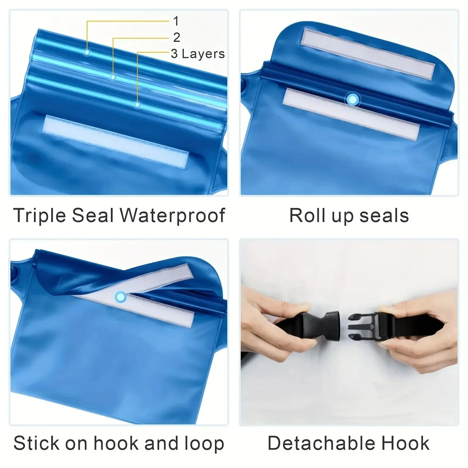 Waterproof Mobile Phone Storage Bag for Swimming Rafting Diving