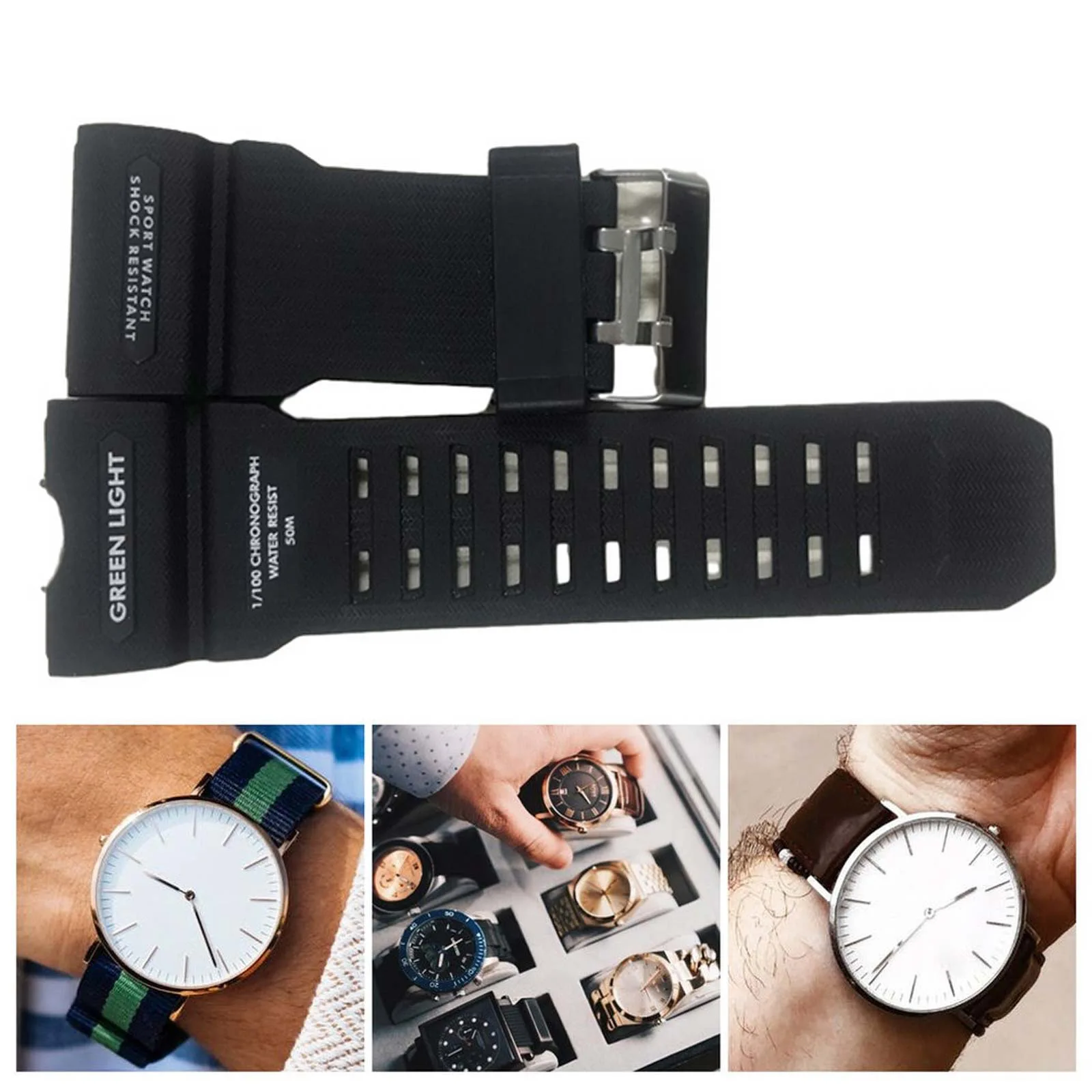 Watch Strap for SKMEI Strap 1016 Adjustable Plastic Replacement Watch Strap Sports Watch Accessories