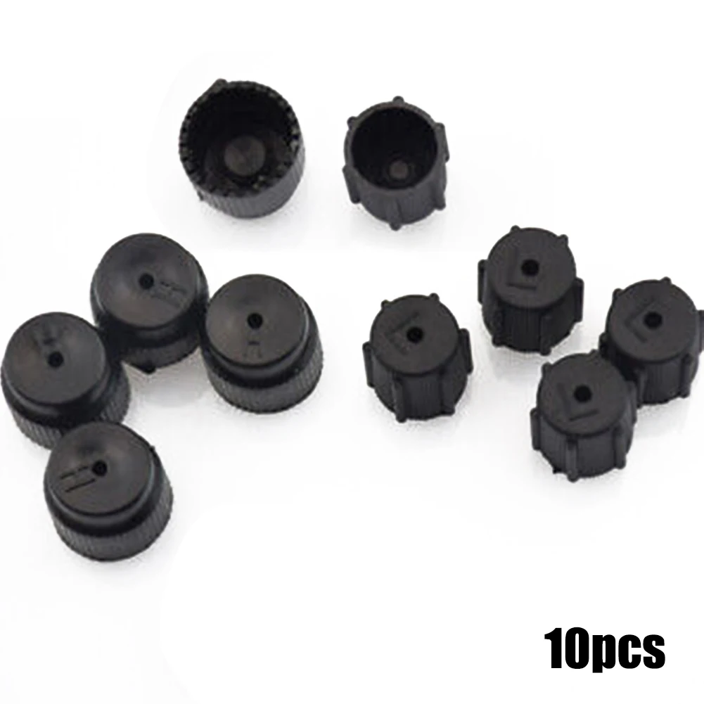 Air conditioning charging port caps 10 X R134a Air Conditioning Cap AC Sealing Cap 5pcs High Pressure 16mm+5pcs Car Charging Port AC System Caps Accessories