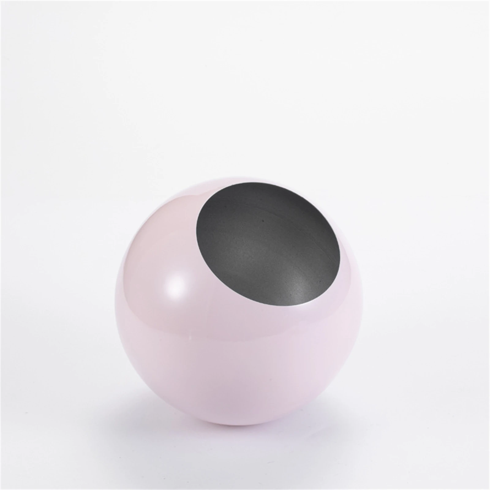 Modern Round Vase Metal Plant Flower Pot Home Living Room Office Table Ornament Decoration Small Art Pot Ball Flower Vase 6