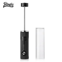 Bincoo UPGRADED Electric Coffee Frother/MILK Whisk+Egg Beater MINI Food Blender USB Rechargeable Handheld 2 Speeds Espresso Tool