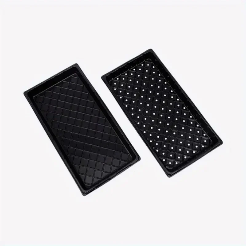 PP Plant Germination Tray Growing Plate Plants Starter For Gardening Starting Seeding Tray For Growing Microgreens Wheat 8Pcs seed starter tray seedling tray
