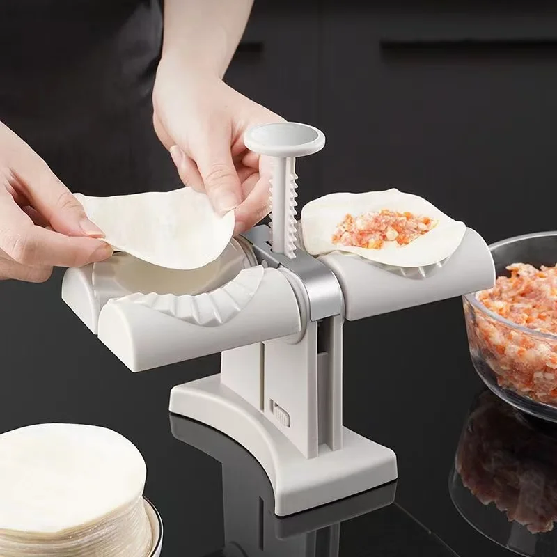 Make delicious homemade dumplings with ease using the dumpling maker machine kitchen gadget accessories