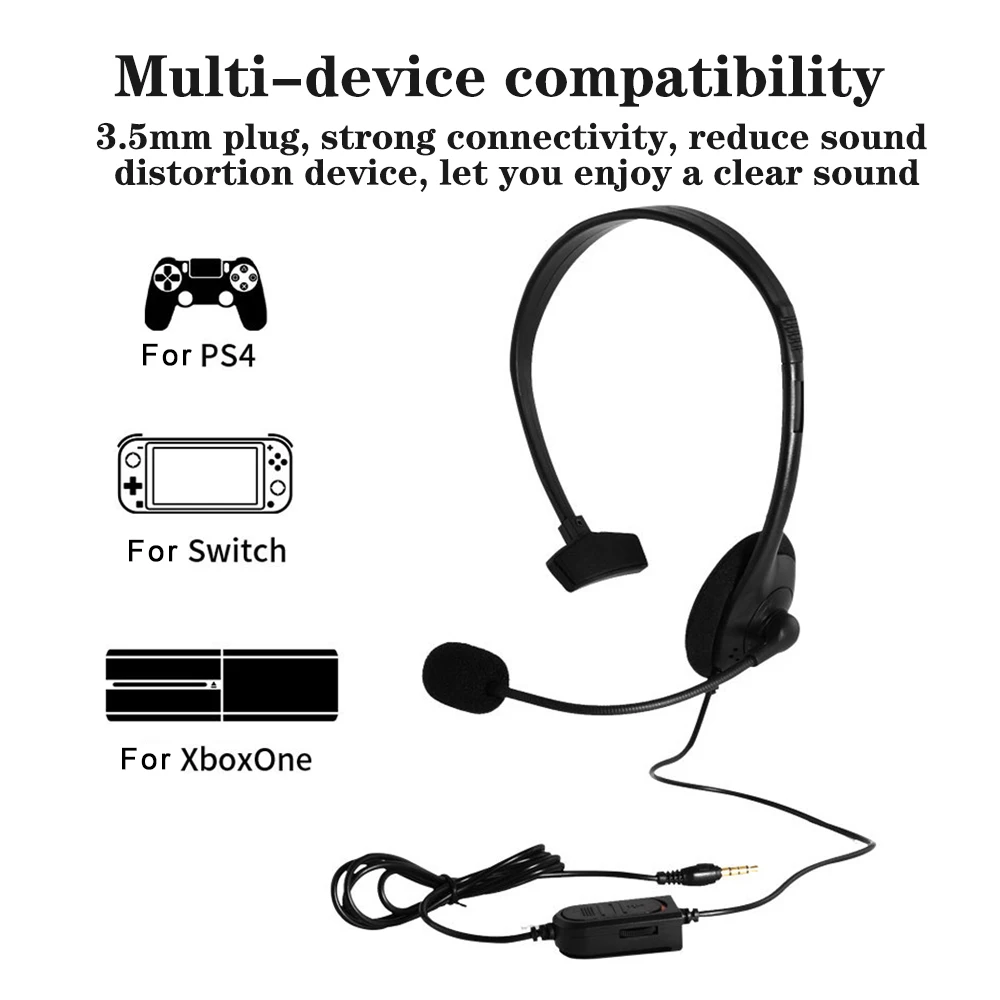 Cuffie cablate per Call Center con microfono a cancellazione di rumore cuffie a un solo orecchio per chiamate trasparenti per PC Computer portatile - Image 6