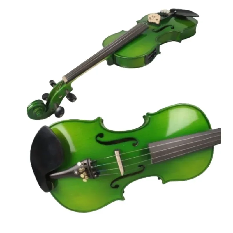 Good 4 strings Green colors 15-16" electric acoustic viola , Wonderful Sound