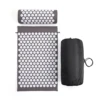 68*42*2cm Dark Gray  Acupressure Massage Mat & Pillow Set Free Storage Bag 2