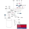 Car Cavity Rust Protection Undercoating Gun Anti-Rust Liquid Spray Gun Engine& air conditionin,DPF cleaning gun For SATA HRS 6