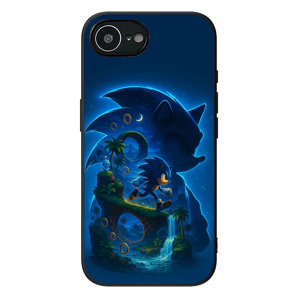 Sonic & Shadow Hedgehog Soft Phone Cover Case