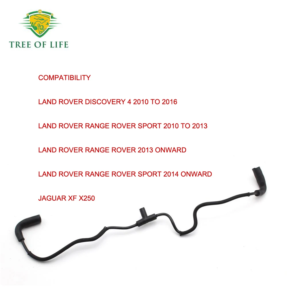 Engine breather pipes LR013531 Crankshaft Ventilation Exhaust Pipe For Range Rover Sport Discovery 4 3.0L 24V V6 Turbo Diesel JAGUAR XF X250 JDE10729