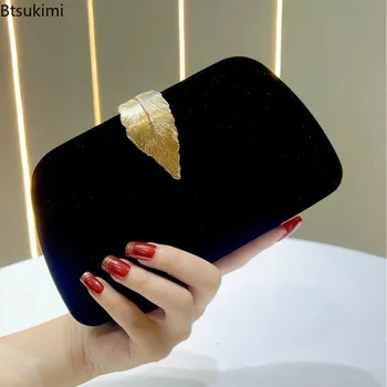 Borse da Sera Retrò in Velluto di Lusso, Design Elegante per Donne, Pochette Formali per Cene, Borse a Catena Eleganti per Matrimoni e Feste, Mini Borse