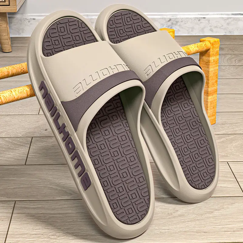 

Slippers Men Shoes Non-Slip Wear-Resistant and Lightweight Comfortable Home Non-Slip Wear-Resistant Slippers Leisure antiskid