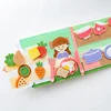 Toddlers Montessori Toys Busy Board Farm Animal Scene Storytelling Activity Toy Quiet Book Felt Activity Educational Sensory Toy 4